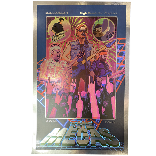 3 Dudes 2 Dads Foil Poster