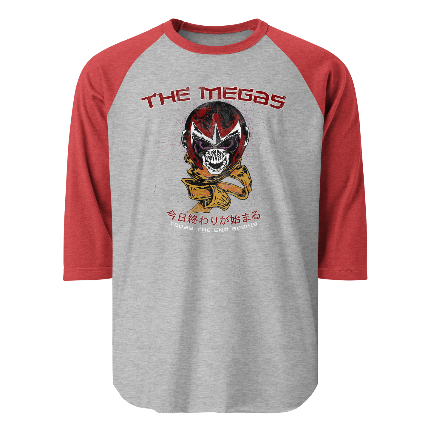 Today the End Begins 3/4 sleeve raglan shirt
