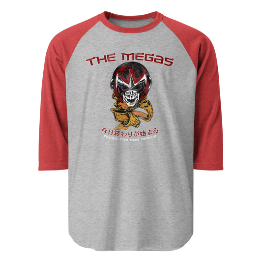 Today the End Begins 3/4 sleeve raglan shirt