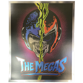 Lightning Skull Foil Poster